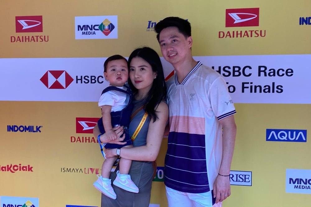 Lucunya! Kevin Sanjaya, Valencia Tanoe, dan Avery di Farewell The Daddies