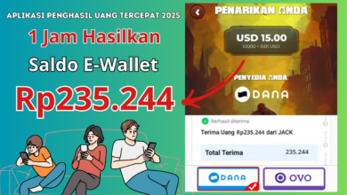 1 Jam Dapat Rp235.244: Rahasia Aplikasi Penghasil Uang 2025!