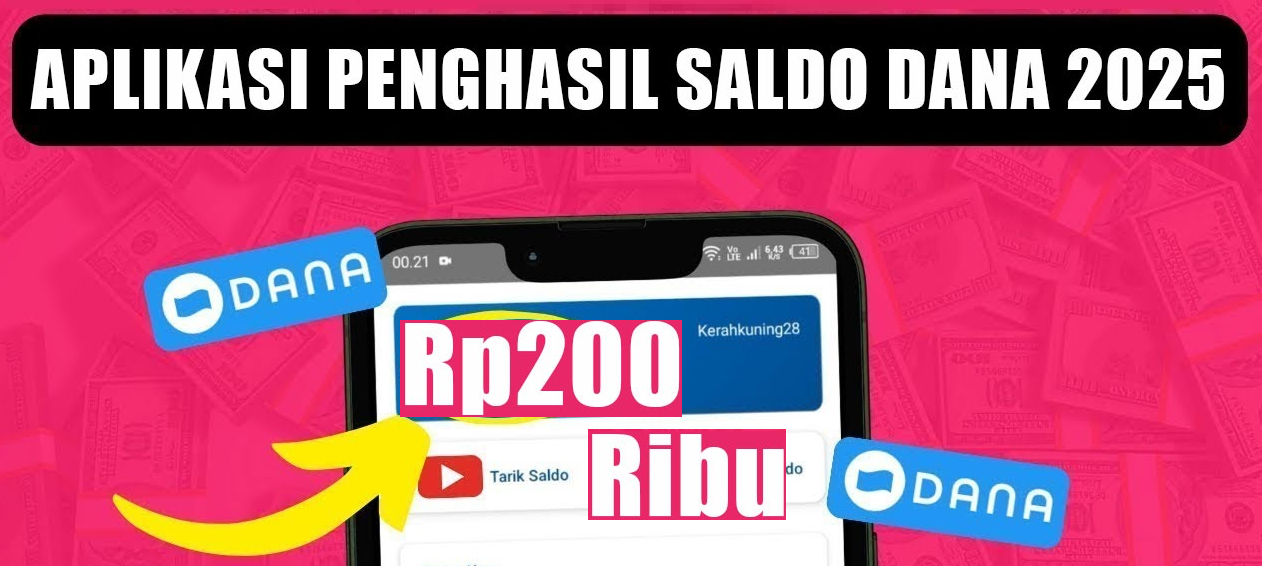 4 Aplikasi Penghasil Saldo Dana Tercepat 2025, Dapat Rp200 Ribu!