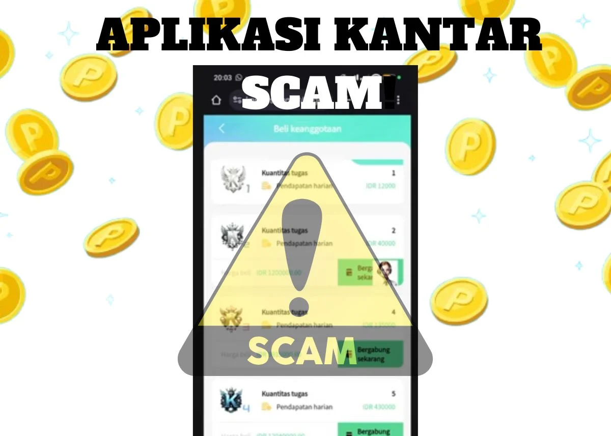 Aplikasi KANTAR Resmi SCAM! Website Tak Bisa Diakses Lagi!