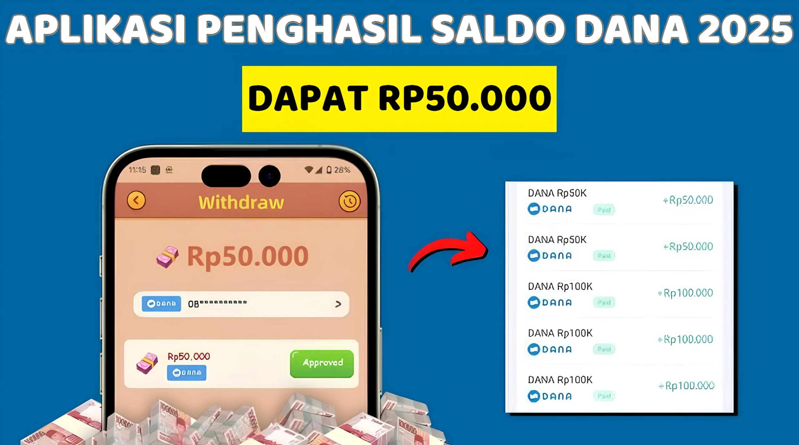 Cair Rp50.000 Hanya dengan Login! Aplikasi Penghasil Saldo DANA 2025