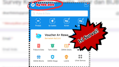 Dapatkan Reward Saldo DANA Gratis Rp100.000 dari Undian Survei!