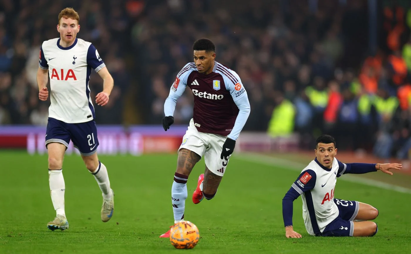 Debut Rashford Berujung Manis, Aston Villa Melaju ke Babak Lima FA Cup!