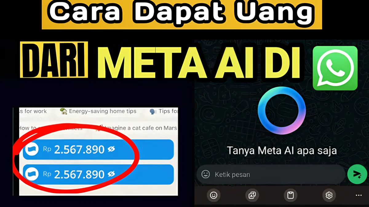 Langkah Jitu Menghasilkan Uang dari Meta AI di WhatsApp!