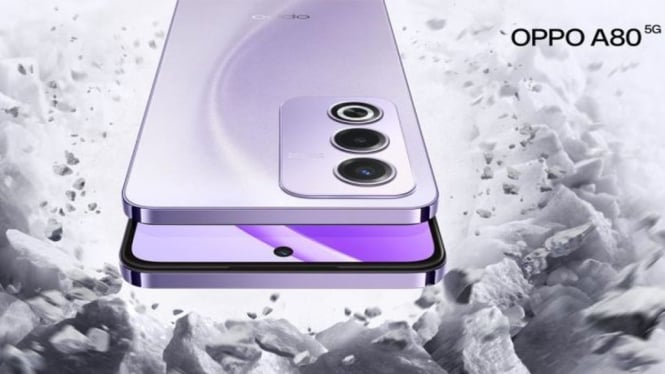 Oppo A80 5G: Ponsel Terjangkau dan Ideal bagi Pengguna Aktif 2025