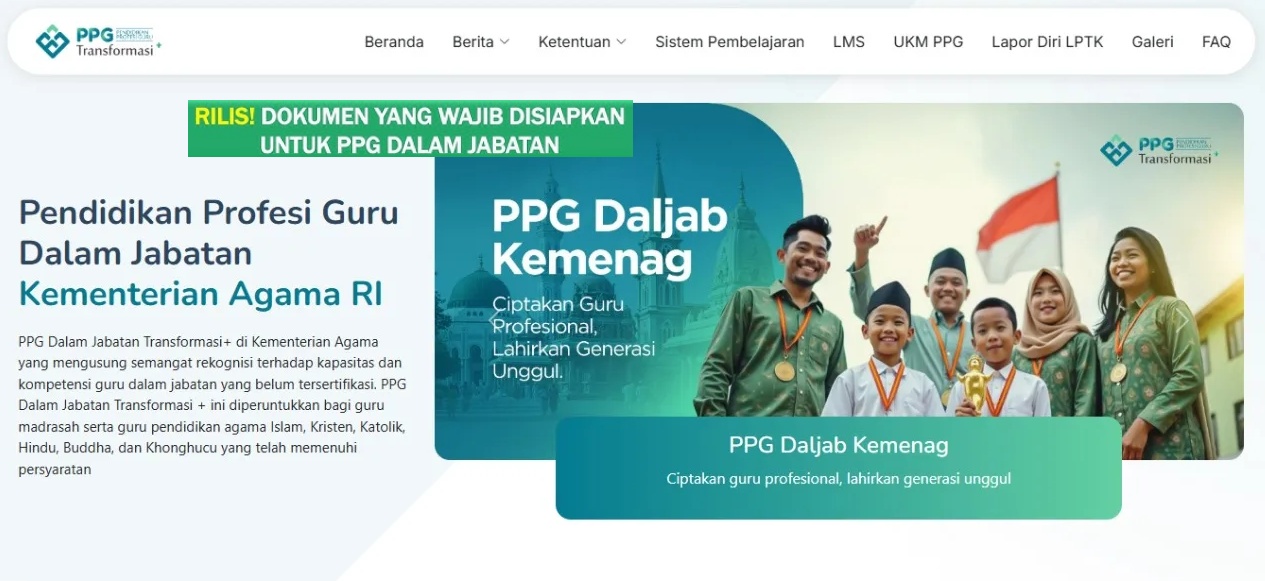 Persiapkan Dokumen RPL untuk PPG Kemenag 2025: Ini Daftarnya!