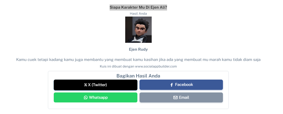 Uji Karaktermu di Ejen Ali: Link Ujian Gratis via Google Form DISINI!