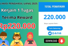 Dapatkan KLAIM Rp220.000 dari 1 Tugas dengan Aplikasi 2025!