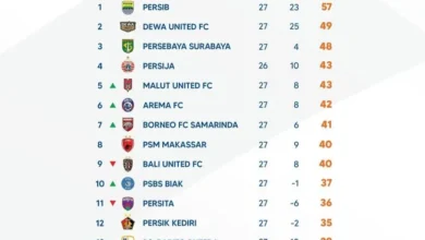 Klasemen Sementara Pekan Ke-27 BRI Liga 1 2024/2025: Siapa Teratas?