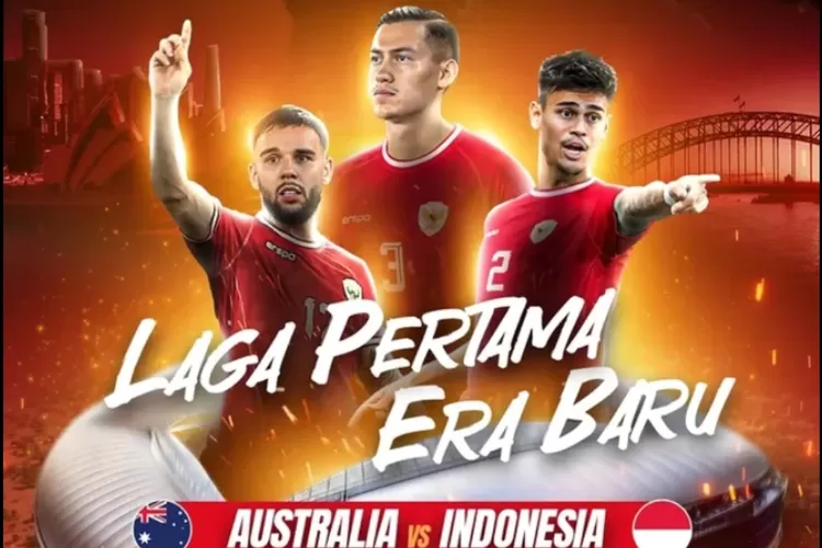 Sedang Berlangsung! Nonton Live Streaming Australia vs Indonesia Piala Dunia 2026