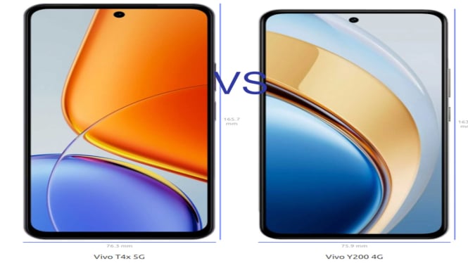 Vivo T4x 5G vs Vivo Y200 4G: Siapa yang Unggul di Pasaran?